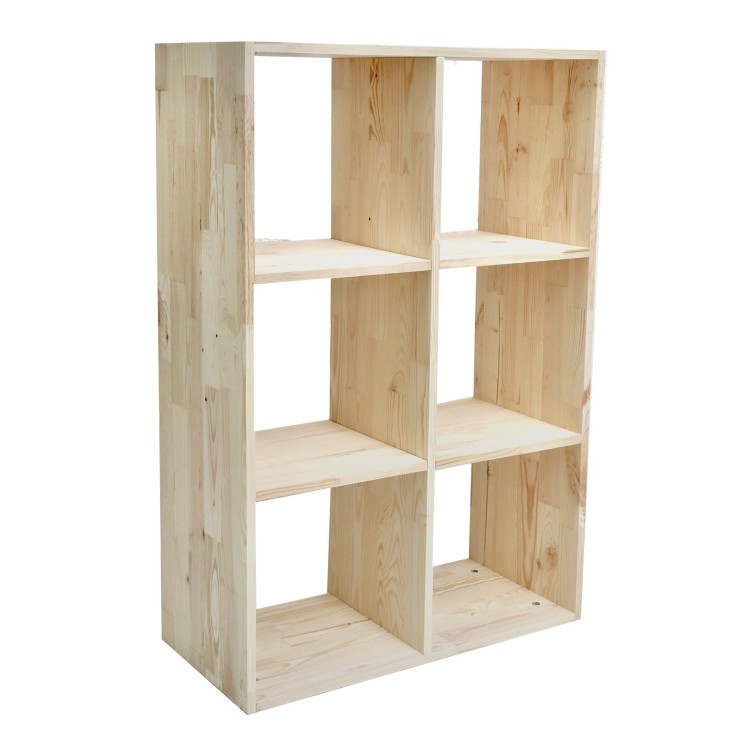 Etagère en pin massif Germain 3X2