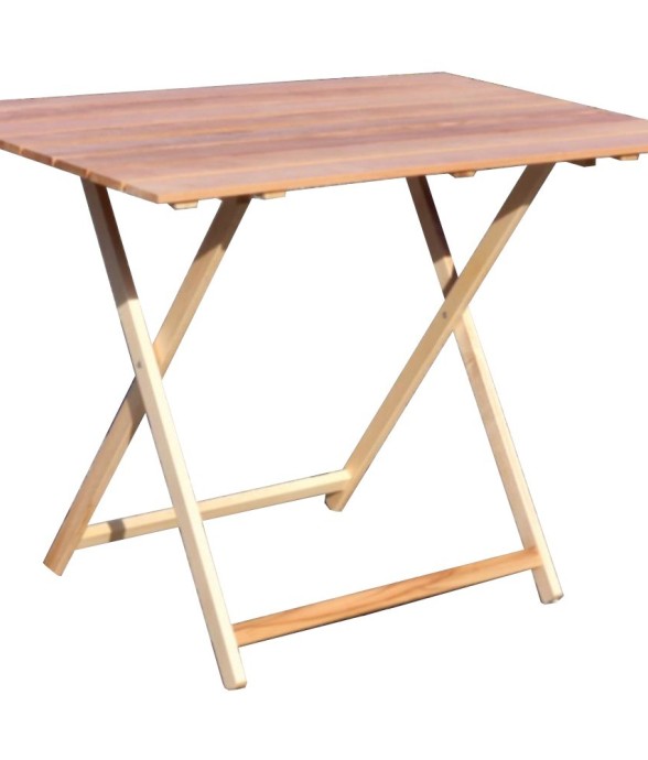 Table pliante en hêtre massif