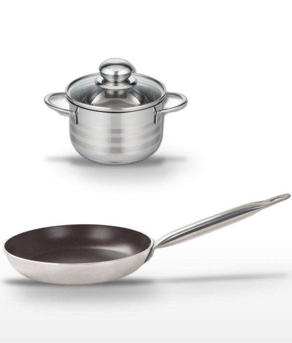 Lot poêle et faitout Bistro...