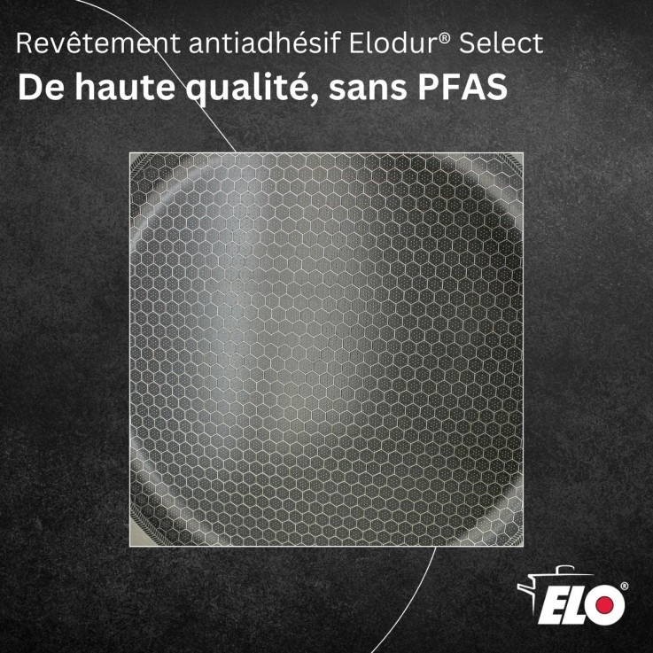 Batterie de cuisine en inox - 5 pièces - 14 à 28 cm