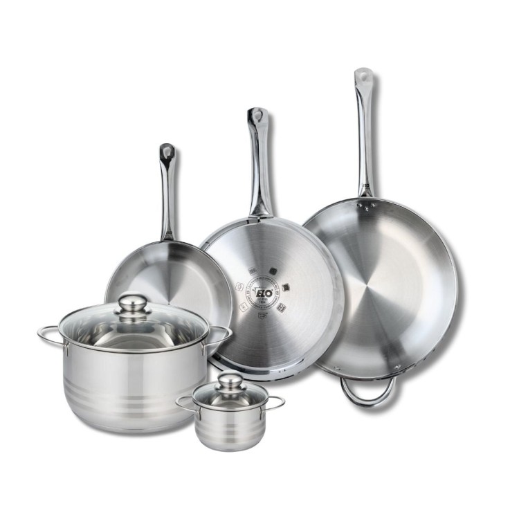 Batterie de cuisine Profi Brillant en inox - 5 pièces - 12 à 32 cm