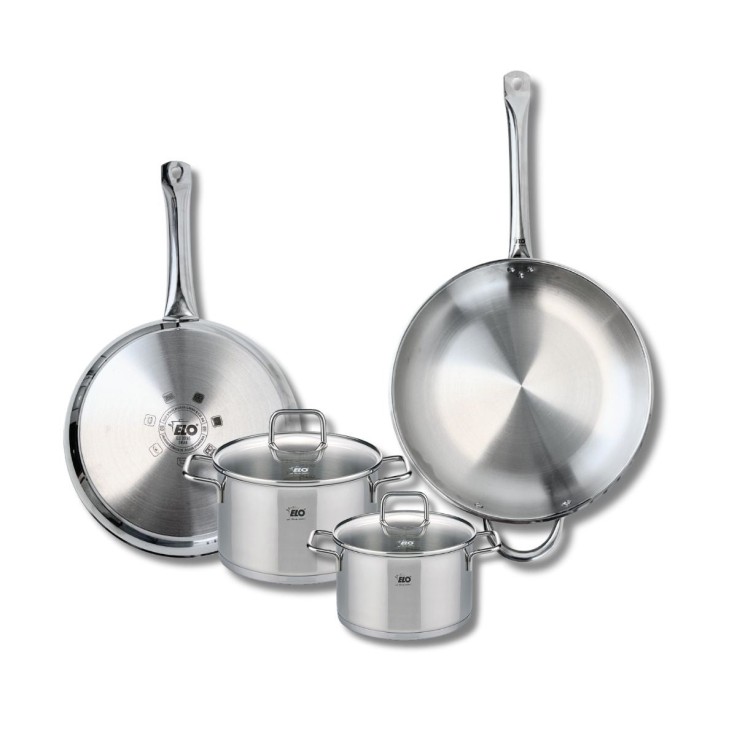 Batterie de cuisine Profi Citrin en inox - 28/32 cm - 16/20 cm