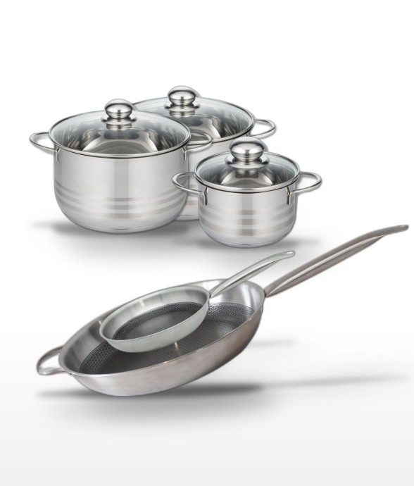 Batterie de cuisine Relief...
