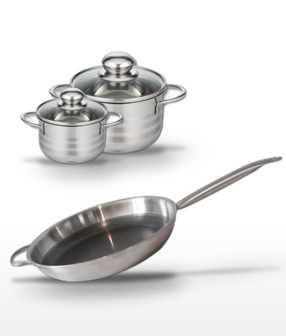 Batterie de cuisine Relief...