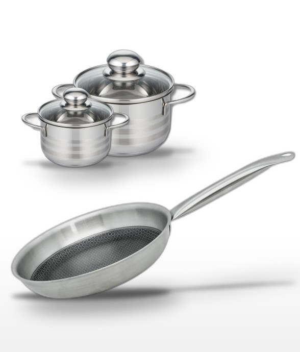 Batterie de cuisine Relief...