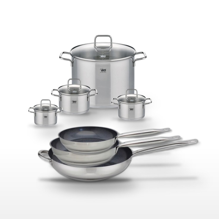 Batterie de cuisine Profi Therm Platinum et Citrin en inox