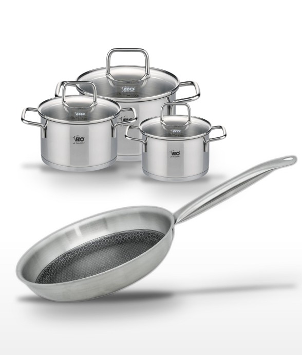 Batterie de cuisine Relief...