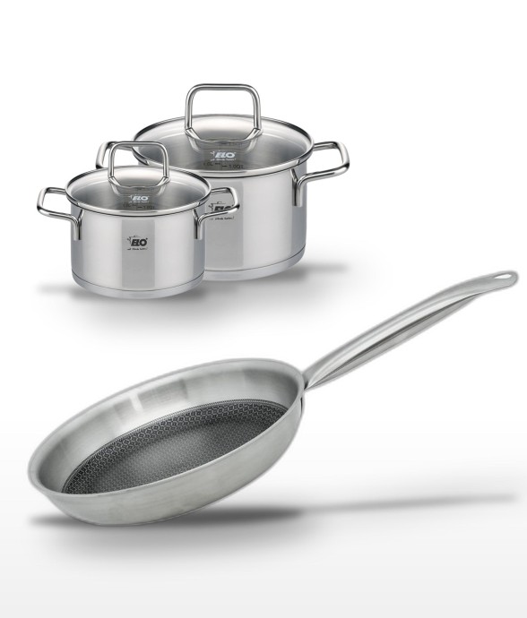 Batterie de cuisine Relief...