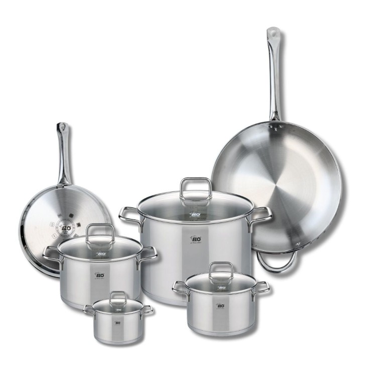 Batterie de cuisine Profi Citrin en inox - 6 pièces