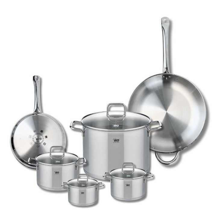 Batterie de cuisine Profi Citrin en inox - 6 pièces