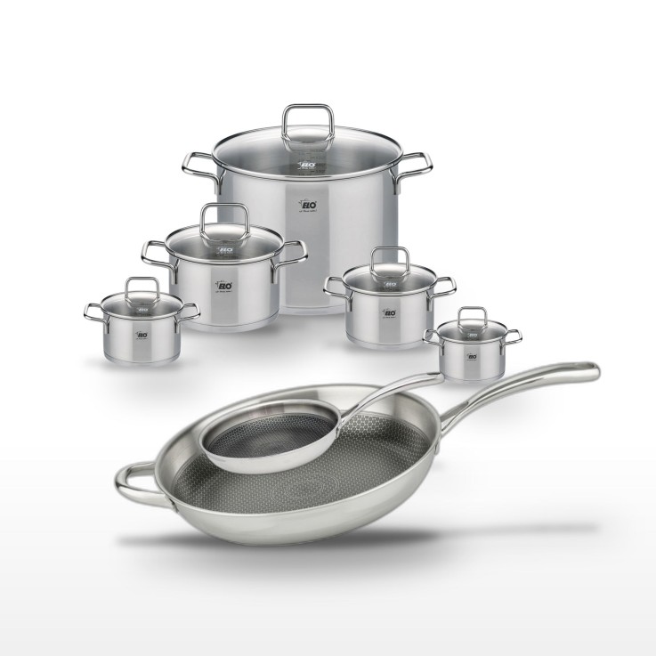 Batterie de cuisine Relief Evolution en inox