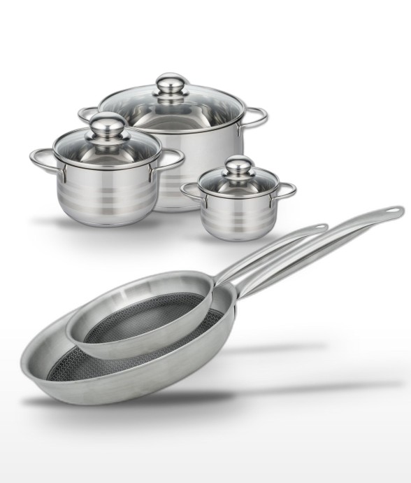 Batterie de cuisine Relief...