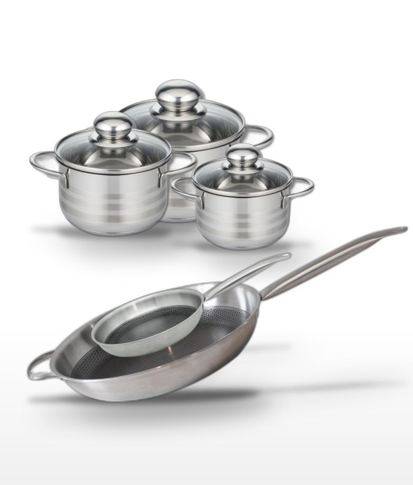 Batterie de cuisine Relief...