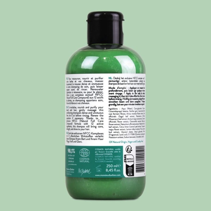 Shampoing Barbe & Cheveux 2-en-1 Full care (250ml)