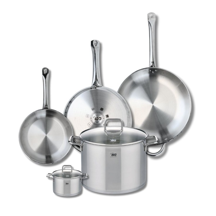 Batterie de cuisine Profi Citrin en inox - 12 à 32 cm