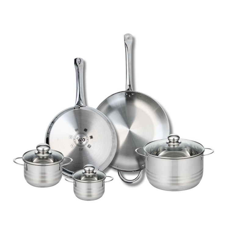 Batterie de cuisine Profi Brillant en inox - 5 pièces