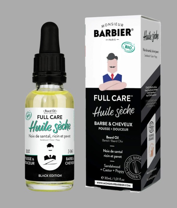 Huile sèche Bio à Barbe &...