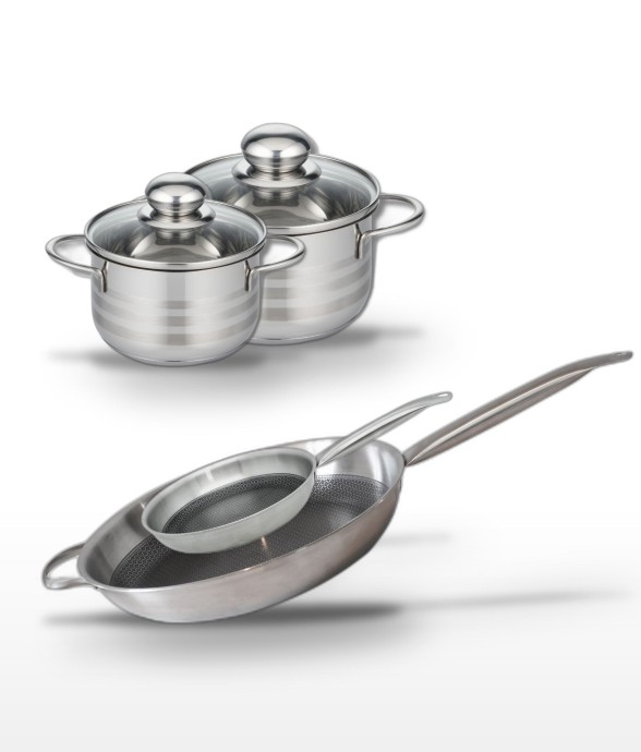 Batterie de cuisine Relief...