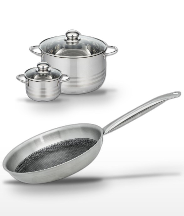 Batterie de cuisine Relief...