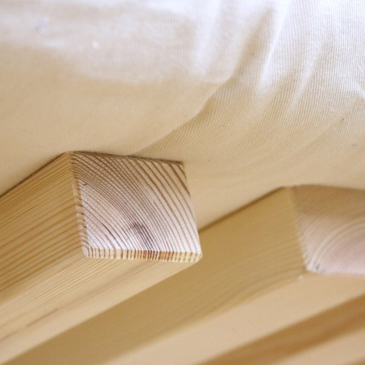 Lit extensible en bois massif