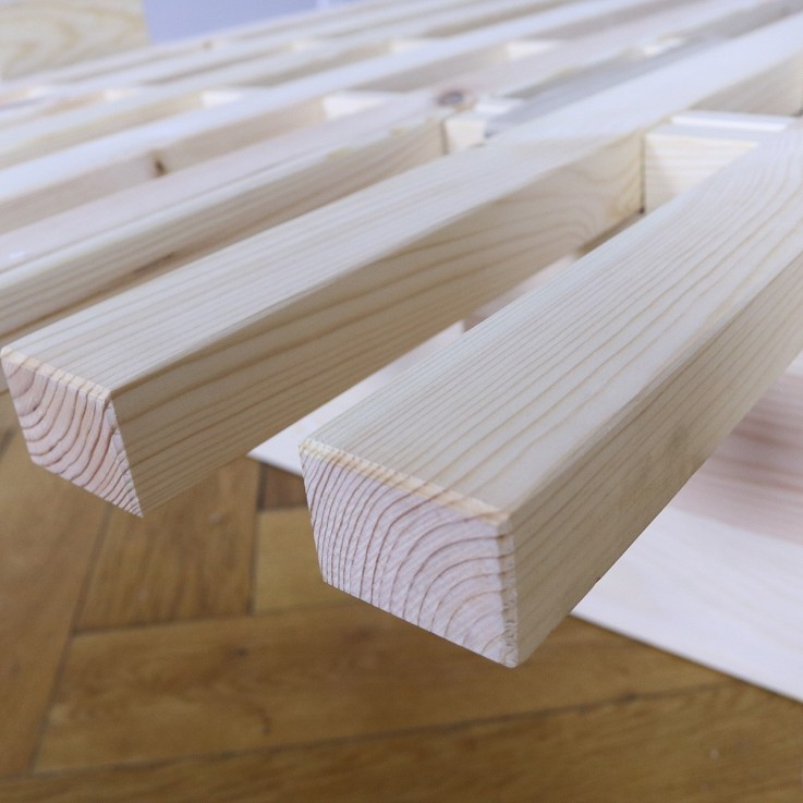 Lit extensible en bois massif