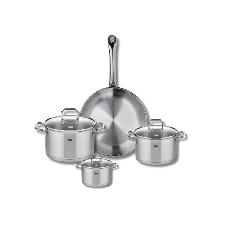Batterie de cuisine Profi Citrin en inox - 12/16/20/28 cm