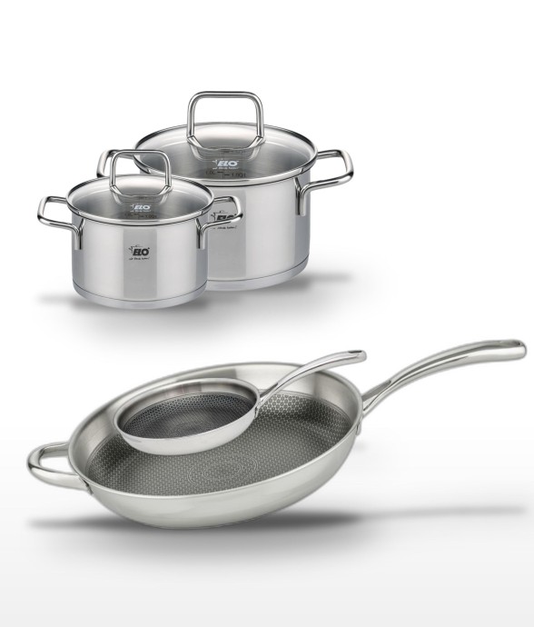 Batterie de cuisine Relief...