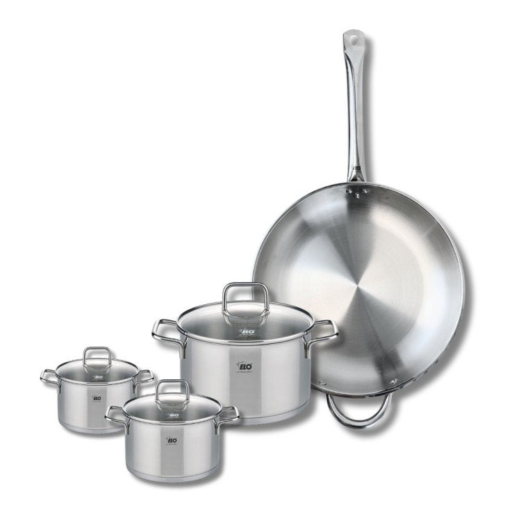 Batterie de cuisine Profi Citrin en inox - 12, 16, 20 et 32 cm