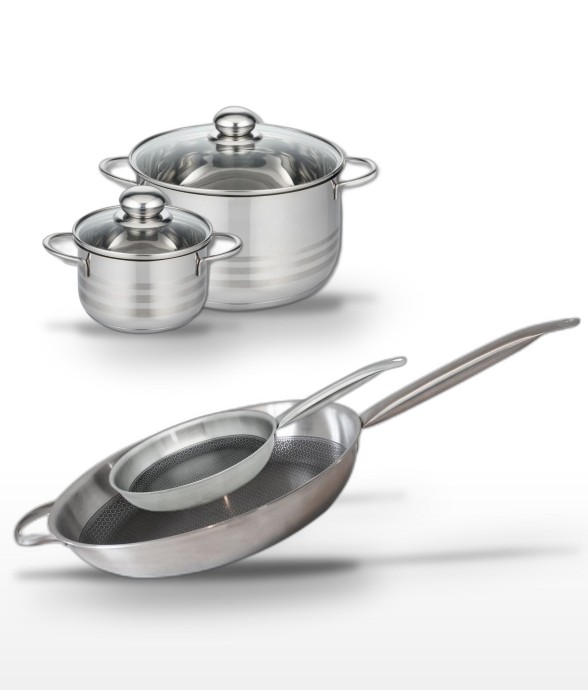 Batterie de cuisine Relief...