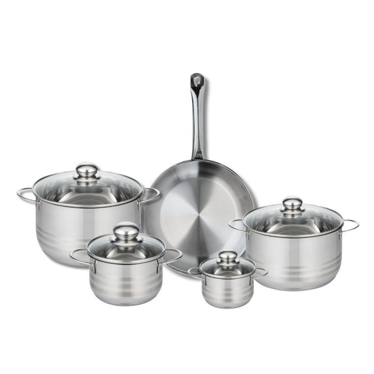 Batterie de cuisine Profi Brillant en inox - tailles 12 à 28 cm