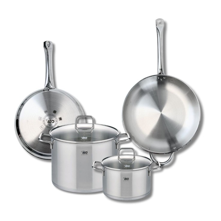 Batterie de cuisine Profi Citrin en inox - 6 pièces