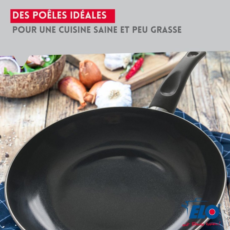 Batterie de cuisine Prima Brillant en aluminium et inox - 6 pièces