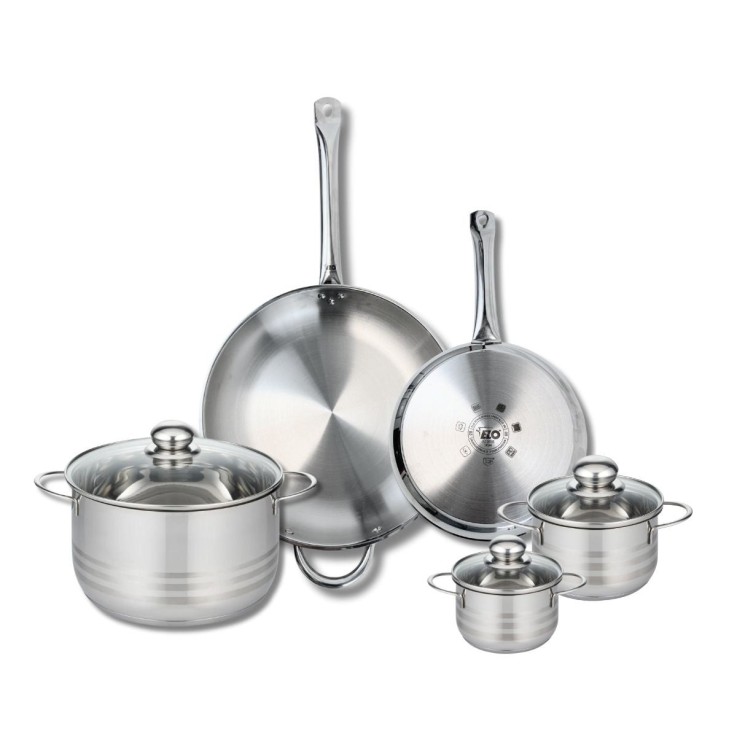 Batterie de cuisine Profi Brillant en inox - 5 pièces - 12 à 32 cm