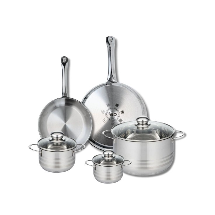 Batterie de cuisine Profi Brillant en inox - 5 pièces