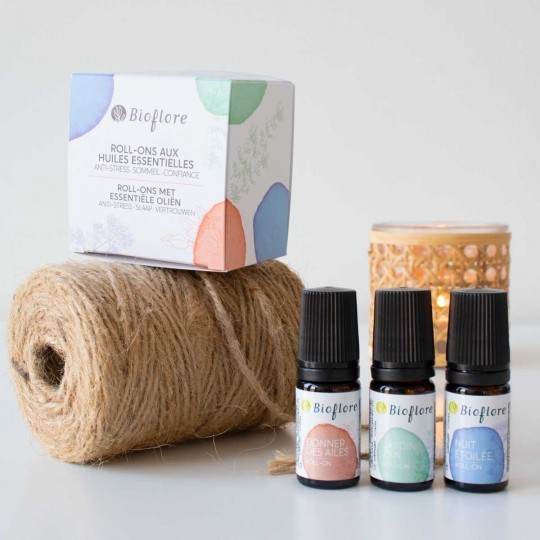 Coffret roll-ons aux huiles essentielles Bio