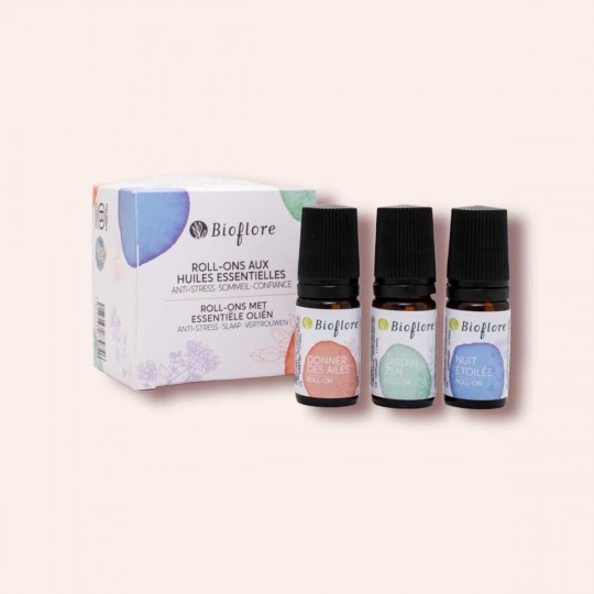 Coffret roll-ons aux huiles essentielles Bio