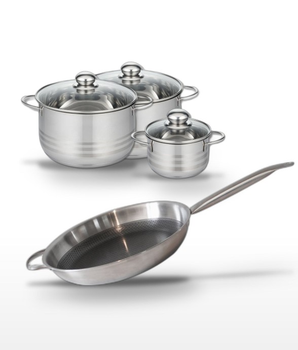 Batterie de cuisine Relief...