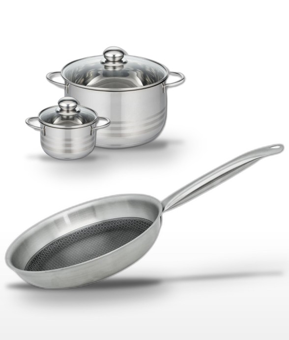 Batterie de cuisine Relief...