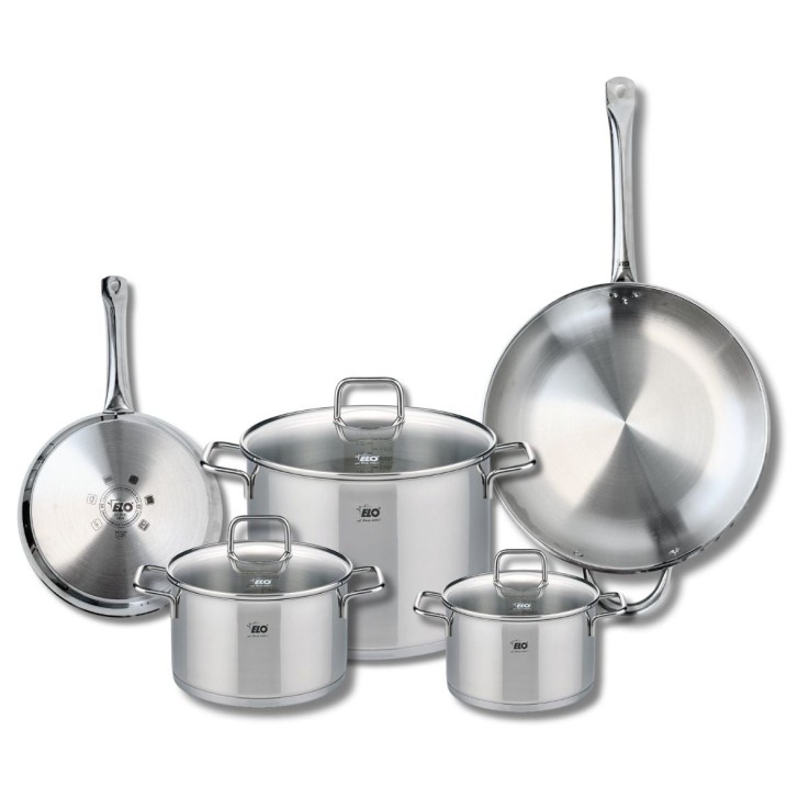 Batterie de cuisine Profi Citrin en inox - 24, 32, 16, 20 et 26 cm