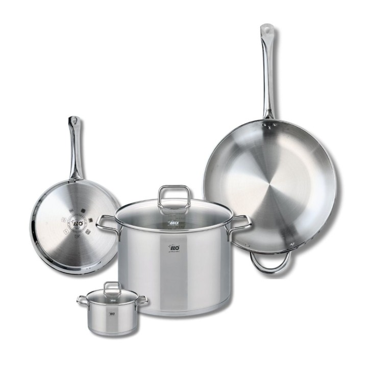 Batterie de cuisine Profi Citrin en inox - 12, 24, 26 et 32 cm