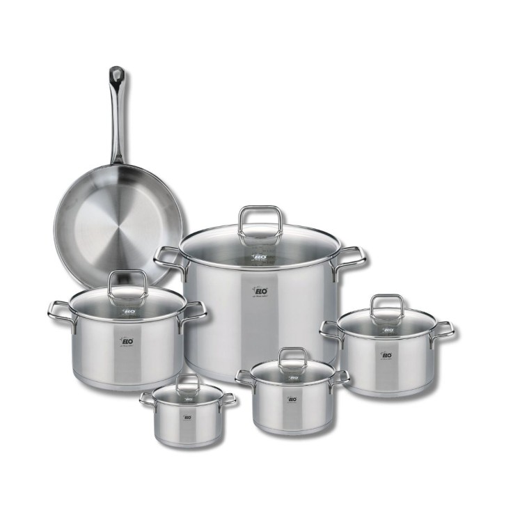 Batterie de cuisine Profi Citrin en inox - 12 à 26 cm