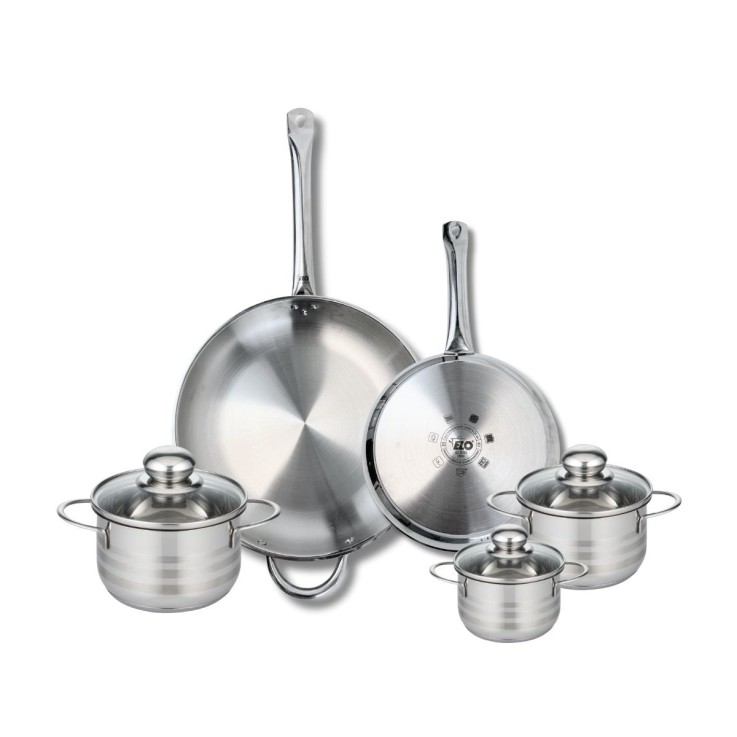 Batterie de cuisine Profi Brillant en inox - 5 pièces - diamètres 12-32 cm