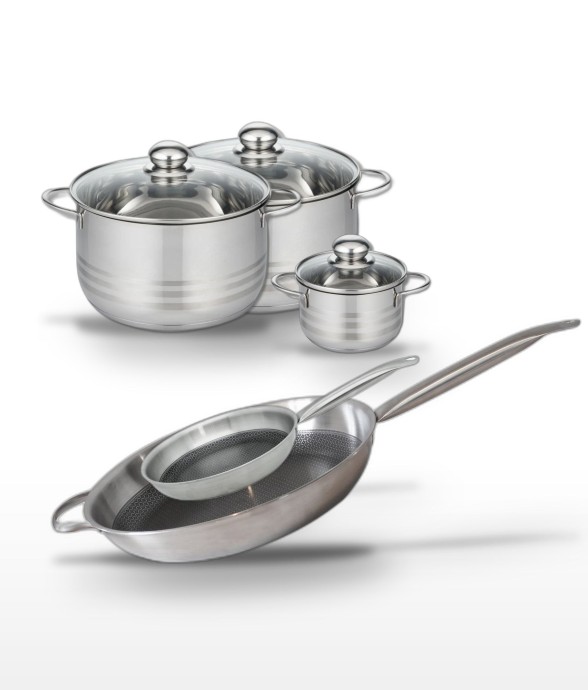 Batterie de cuisine Relief...