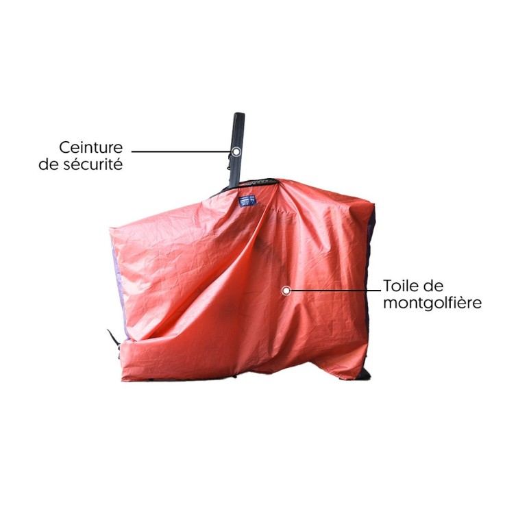 Housse de transport vélo ultra-light Matière upcyclée