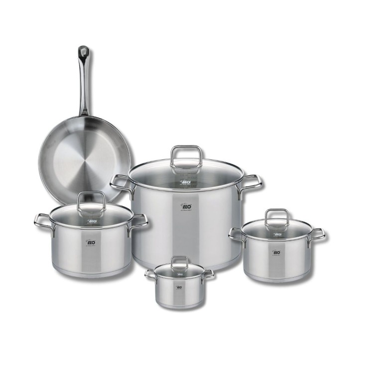 Batterie de cuisine Profi Citrin en inox - 5 pièces