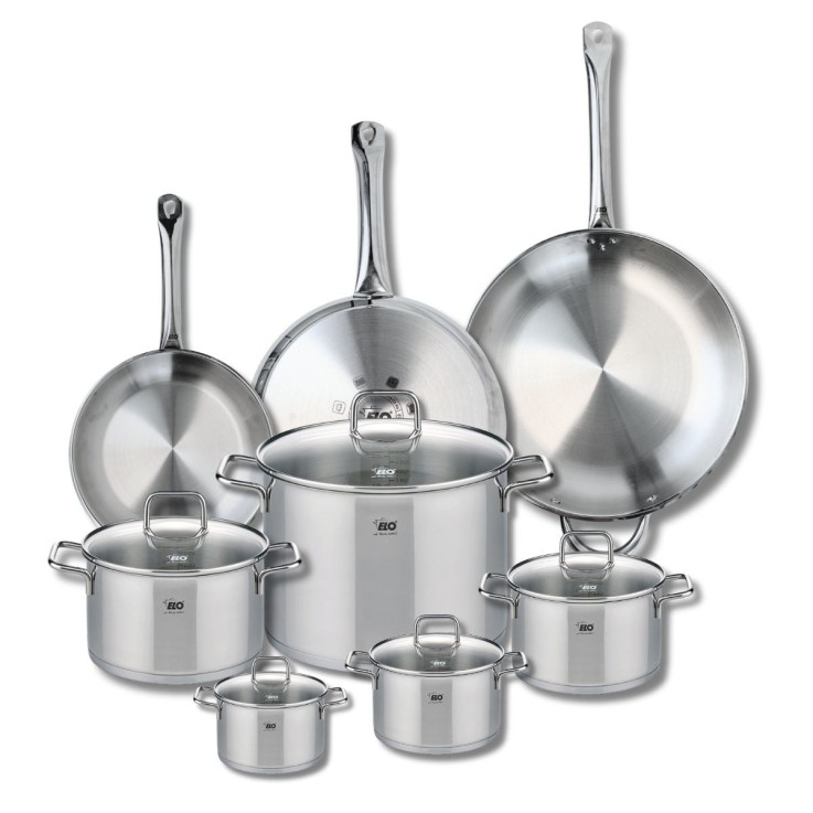 Batterie de cuisine Profi Citrin en inox - 8 pièces