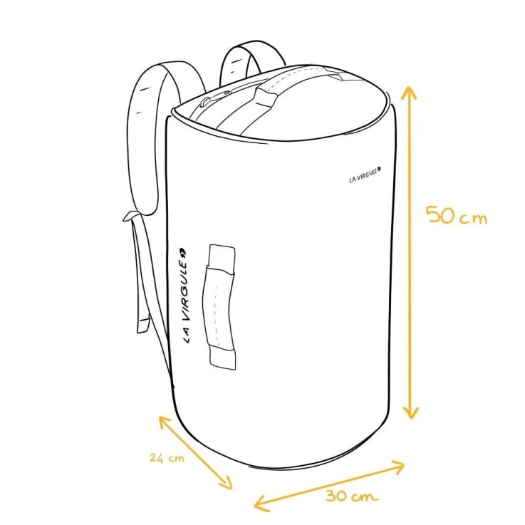 Sac de voyage Hors-Bord 35L Matière upcyclée
