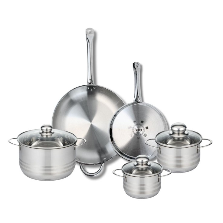 Batterie de cuisine Profi Brillant en inox - 5 pièces