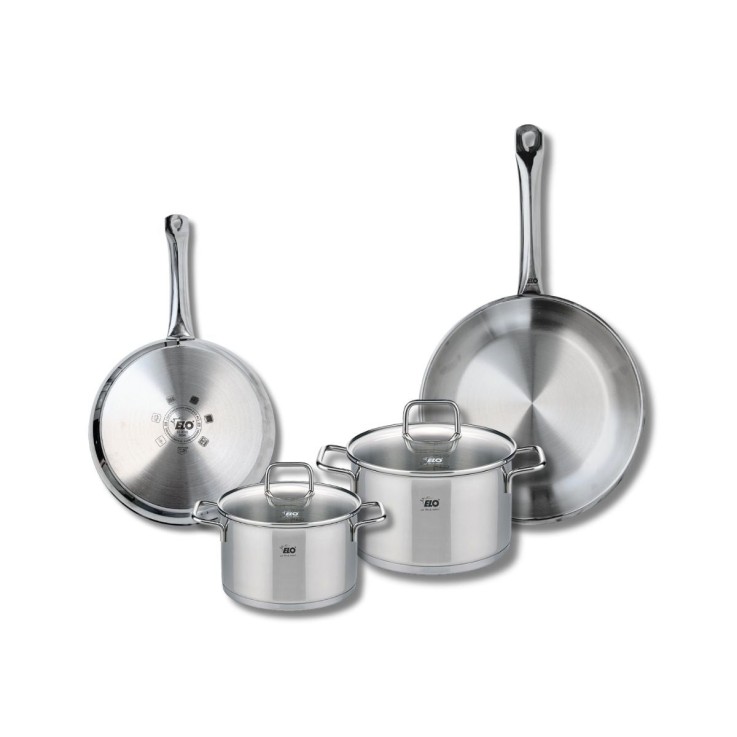 Batterie de cuisine Profi Citrin en inox - 16 à 28 cm - induction