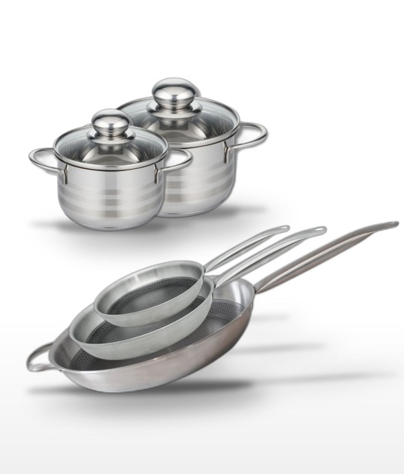 Batterie de cuisine Relief...
